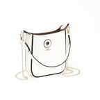 Clear Hobo Bag, White colorway