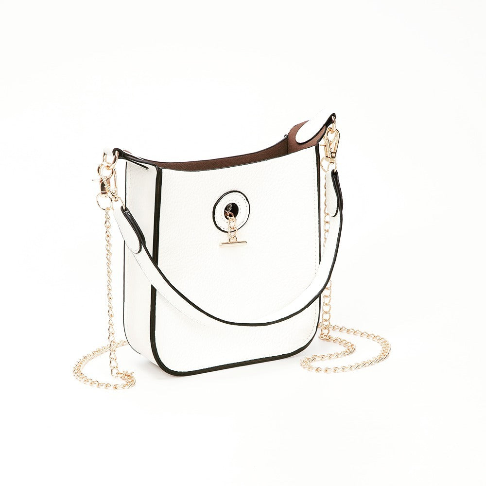 Clear Hobo Bag, White colorway