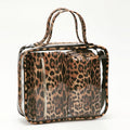 Leopard Print Clear Travel Case