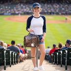 Leopard Print Clear Travel Case - game day stadium shot